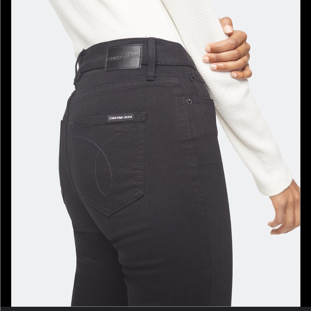 Mid rise Calvin Klein ankle skinny jeans